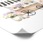 市場から生まれフローラブライダルシャワー歓迎 ポスター (角)