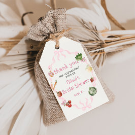市場から生まれブライダルシャワーギフトラベル ギフトタグ
