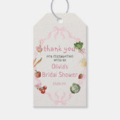 市場から生まれブライダルシャワーギフトラベル ギフトタグ (正面)