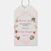 市場から生まれブライダルシャワーギフトラベル ギフトタグ (裏面)