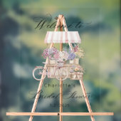 市場から生まれブライダルシャワー歓迎 アクリルサイン (ニュートラル)