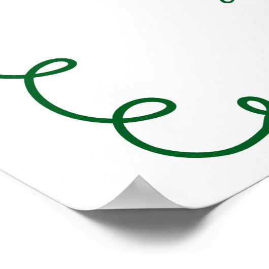 市場から生まれブライダルシャワー歓迎 ポスター (角)