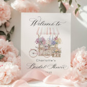 市場から生まれブライダルシャワー歓迎 ポスター