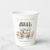 市場から生まれ出たフローラブライダルシャワー 紙コップ (裏面)