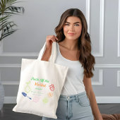 市場から生まれ手を引いたブライダルシャワー トートバッグ