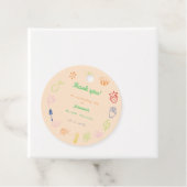 市場から生まれ手を引いたブライダルシャワー フェイバータグ (インサイチュ)