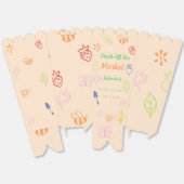 市場から生まれ手を引いたブライダルシャワー フェイバーボックス (見開き)