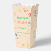 市場から生まれ手を引いたブライダルシャワー フェイバーボックス (正面)