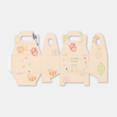 市場から生まれ手を引いたブライダルシャワー フェイバーボックス (折り畳みなし)