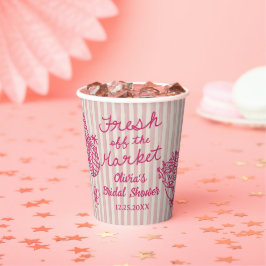 市場から生まれ手を引いたブライダルシャワー 紙コップ