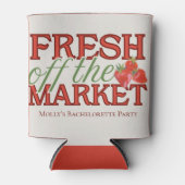 市場から生まれ – パーソナライズされたモダンブライダル 缶クーラー (正面)