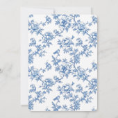 市場から生まれ – 沿岸市場ブライダル 招待状 (裏面)