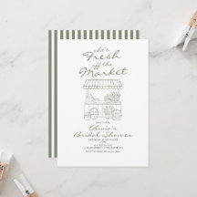 市場から直接届いた ブライダルシャワー