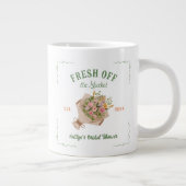 市場から直接 バラのシャワー ジャンボコーヒーマグカップ (右)