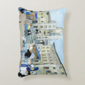 市場が開かれる広場タスカニーのランチタイム アクセントクッション (正面(垂直))