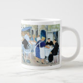 市場が開かれる広場タスカニーのランチタイム ジャンボコーヒーマグカップ (右)