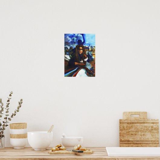 市場でのオヤ ポスター (キッチン)