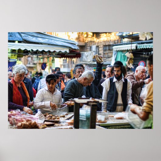 市場での最後のパン ポスター (正面)