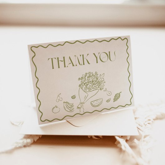 市場で人気のウェディングシャワーのお礼カード サンキューカード