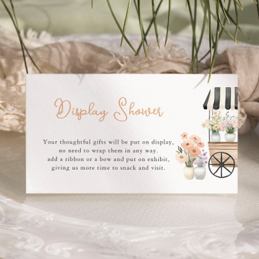 市場で初めてのディスプレイシャワー エンクロージャーカード