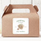 市場で見つけた花嫁の歓迎会 スクエアシール