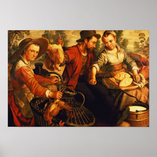 市場で ポスター (正面)