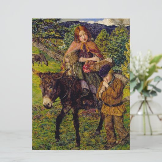 市場に出る子供 カード (スタンド正面)