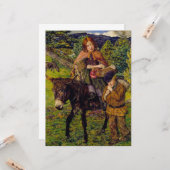 市場に出る子供 カード (正面/裏面インサイチュ)