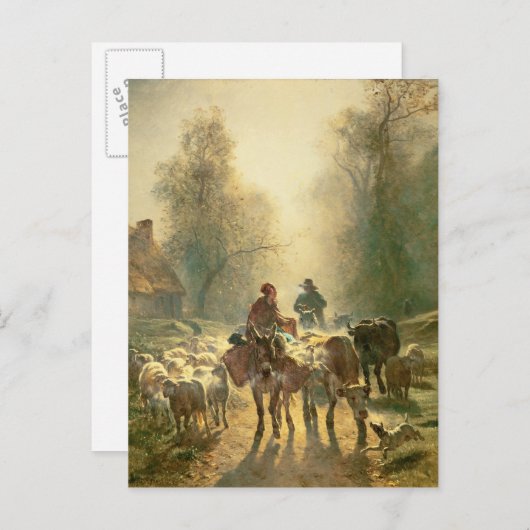 市場のために引き起こすこと ポストカード (正面/裏面)