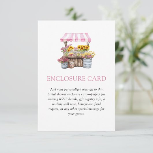 市場のエンクロージャカードから新しいピンクのギンガム エンクロージャーカード (スタンド正面)