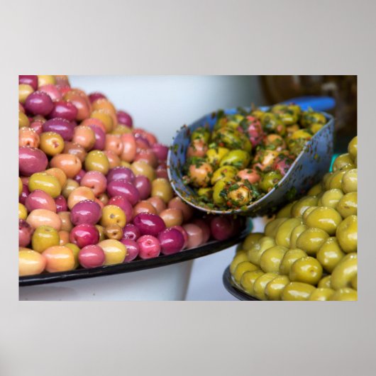 市場のオリーブ ポスター (正面)