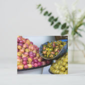 市場のオリーブ ポストカード (スタンド正面)