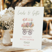 市場のカードとギフトのブライダルシャワー 台座サイン