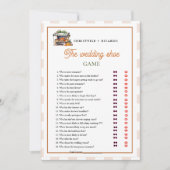 市場のフレッシュガーデンのウェディングシューゲームカード 案内状 (正面)