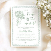 市場のブライダルシャワーから生まれお洒落る 招待状