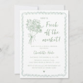 市場のブライダルシャワーから生まれお洒落る 招待状 (正面)