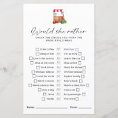 市場のブライダルシャワーは彼女はゲームをする (正面)