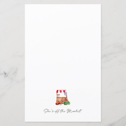 市場のブライダルシャワーは、ゲームだと述べた (裏面)