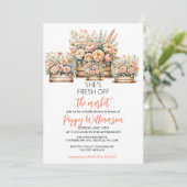 市場のブライダルシャワーへの招待をオフ シーズンカード (スタンド正面)