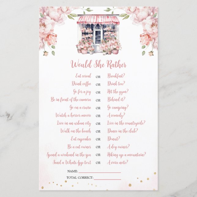 市場のブライダルシャワーを離れて (正面)