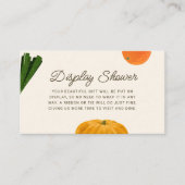 市場のブライダルシャワー エンクロージャーカード (正面)