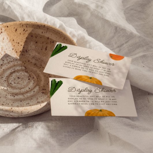 市場のブライダルシャワー エンクロージャーカード