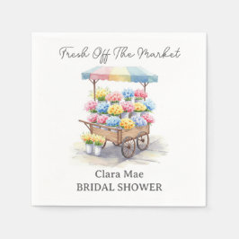 市場のブライダルシャワー スタンダードカクテルナプキン