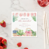 市場のブライダルシャワー スタンダードカクテルナプキン (インサイチュ)