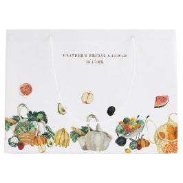 市場のブライダルシャワー ラージペーパーバッグ