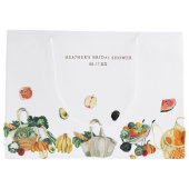 市場のブライダルシャワー ラージペーパーバッグ (裏面)