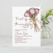 市場のブライダルシャワー 招待状 (スタンド正面)