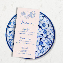 市場のメニュー手描きブライダルシャワー メニュー