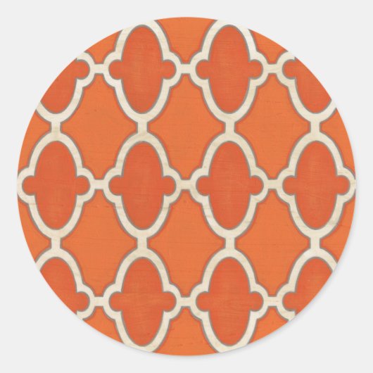 市場のモチフIII ラウンドシール (正面)