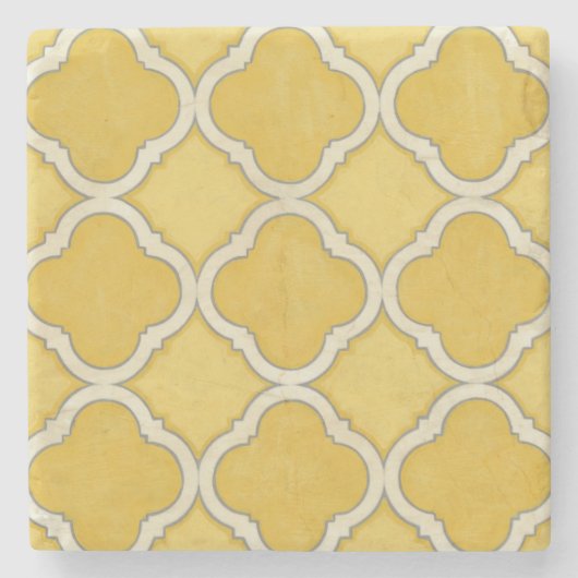 市場のモチーフI ストーンコースター (正面)